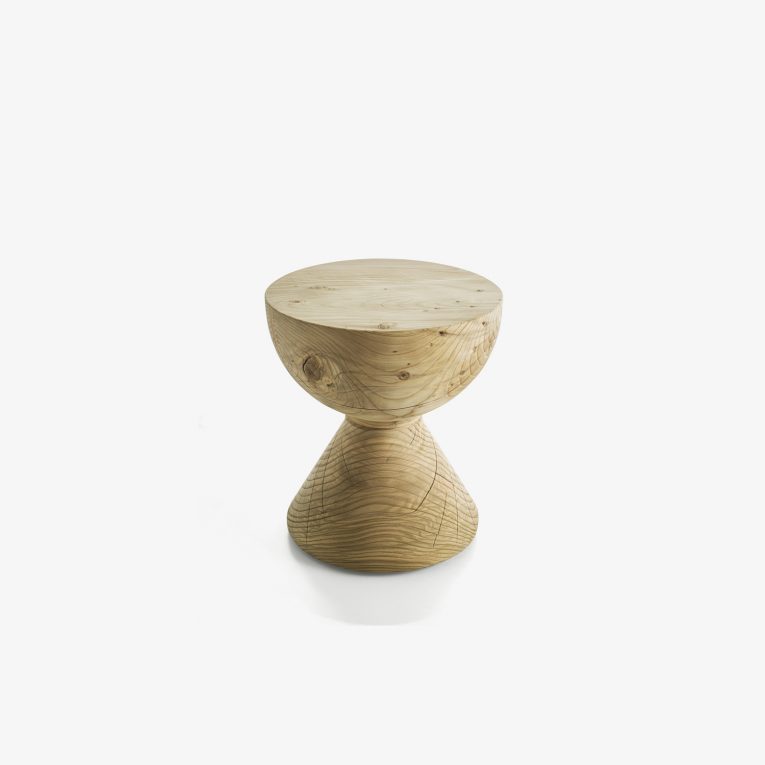 Maya stool in solid cedar